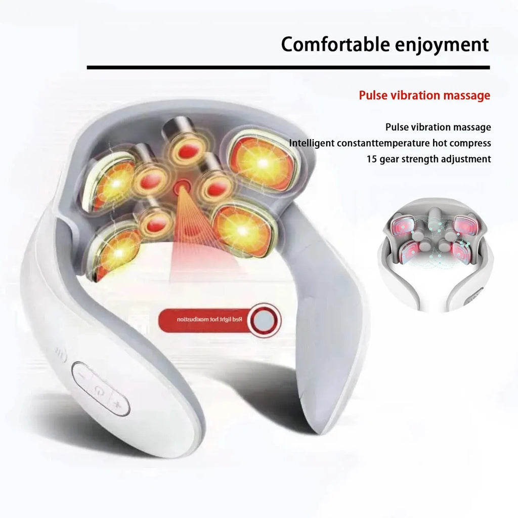 MASSAGEADOR DE PESCOÇO CERVICAL EMS NOWHEALME