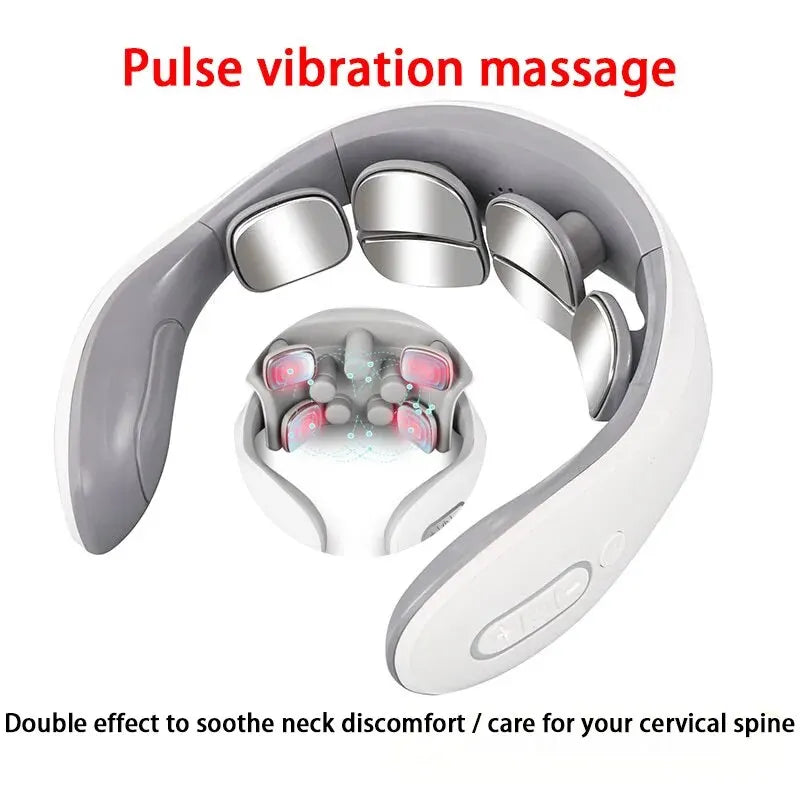 MASSAGEADOR DE PESCOÇO CERVICAL EMS NOWHEALME
