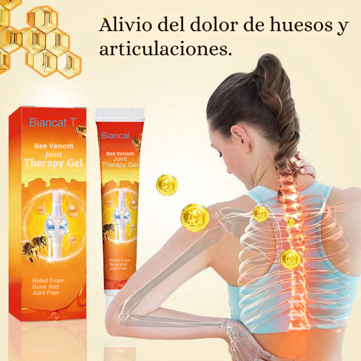 Gel de veneno de abejas para dolores articulares